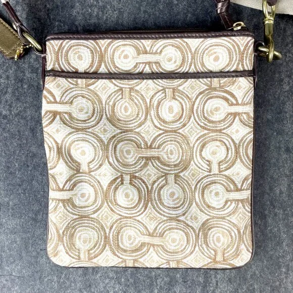 Coach OP Art Audrey crossbody canvas bag - Picture 4 of 12